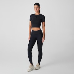 Blusa Cropped New Balance Harmony Rib Performance Feminina - Foto 3