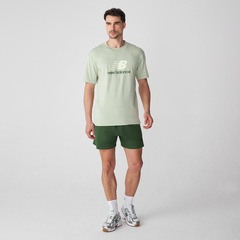 Camiseta New Balance Athletics Logo Masculina - Foto 3