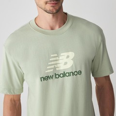 Camiseta New Balance Athletics Logo Masculina - Foto 4