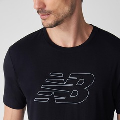 Camiseta New Balance Athletics Graphic Masculina - Foto 3