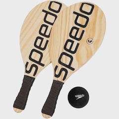 Kit Frescobol 2 Raquetes + 1 Bolinha Speedo - Foto 1