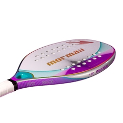 Raquete Beach Tennis Mormaii Vitoria Marquezine II Branco - Foto 4