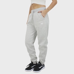 Calça de Moletom New Balance Essentials Heather Gray - Feminina - Foto 1