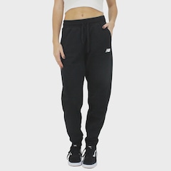 Calça de Moletom New Balance Essentials Basic Black - Feminina - Foto 2