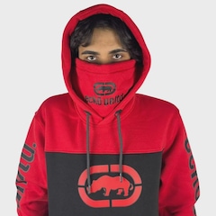 Moletom Ecko Máscara Canguru Fechado - Masculino - Foto 2