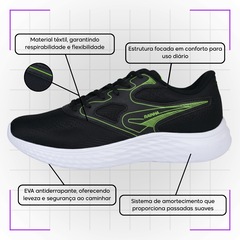 Kit Tênis Rainha Star e Meia - Masculino - Foto 3