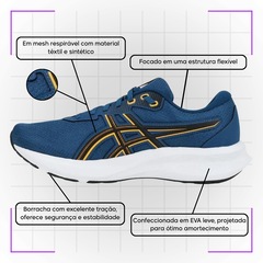 Kit Tênis Asics Raiden 5 e Meia - Masculino - Foto 5