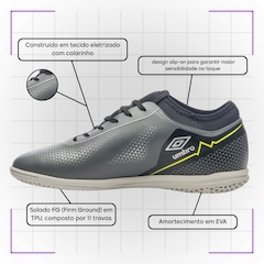 Chuteira de Futsal Adulta Adamant Top Speed League - Umbro - Foto 3
