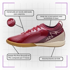 Chuteira de Futsal Adulta Adamant Top Speed League - Umbro - Foto 3