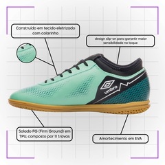 Chuteira de Futsal Adulta Adamant Top Speed League - Umbro - Foto 3