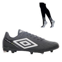 Kit Chuteira de Campo Adulta Adamant Masterclass Club E Meião - Umbro - Foto 1