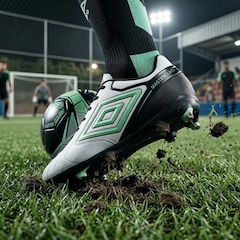 Kit Chuteira de Campo Adulta Adamant Masterclass Club E Meião - Umbro - Foto 7