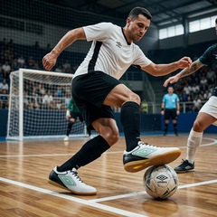Kit Chuteira de Futsal Adulto Adamant Masterclass Club E Meião - Umbro - Foto 2