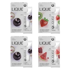 Eletrólitos Zero Açúcares LIQUIDZ® - 3 Sabores - Kit 4 Caixas - 24 sachês - Foto 1