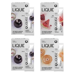 Eletrólitos Zero Açúcares LIQUIDZ® - 3 Sabores - Kit 4 Caixas - 24 sachês - Foto 1