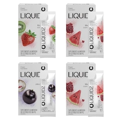 Eletrólitos Zero Açúcares LIQUIDZ® - 3 Sabores - Kit 4 Caixas - 24 sachês - Foto 1