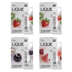 Eletrólitos Zero Açúcares LIQUIDZ® - 3 Sabores - Kit 4 Caixas - 24 sachês - Foto 1
