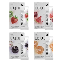 Eletrólitos Zero Açúcares LIQUIDZ® - 4 Sabores - Kit 4 Caixas - 24 sachês - Foto 1