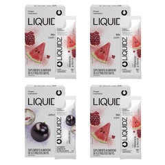 Eletrólitos Zero Açúcares LIQUIDZ® - Jabuticaba | Melancia - Kit 4 Caixas - 24 sachês - Foto 1