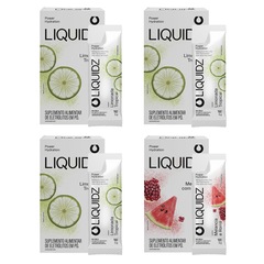 Eletrólitos Zero Açúcares LIQUIDZ® - Limonada | Melancia - Kit 4 Caixas - 24 sachês - Foto 1