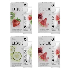 Eletrólitos Zero Açúcares LIQUIDZ® - 3 Sabores - Kit 4 Caixas - 24 sachês - Foto 1