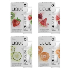 Eletrólitos Zero Açúcares LIQUIDZ® - 4 Sabores - Kit 4 Caixas - 24 sachês - Foto 1