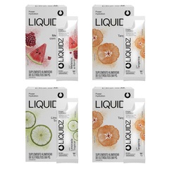 Eletrólitos Zero Açúcares LIQUIDZ® - 3 Sabores - Kit 4 Caixas - 24 sachês - Foto 1