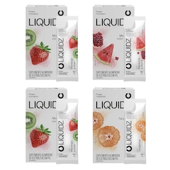 Eletrólitos Zero Açúcares LIQUIDZ® - 3 Sabores - Kit 4 Caixas - 24 sachês - Foto 1