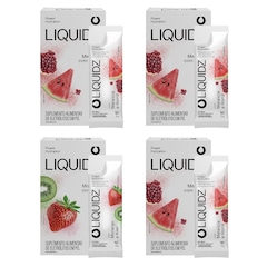 Eletrólitos Zero Açúcares LIQUIDZ® - Morango | Melancia - Kit 4 Caixas - 24 sachês - Foto 1