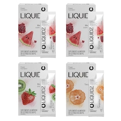 Eletrólitos Zero Açúcares LIQUIDZ® - 3 Sabores - Kit 4 Caixas - 24 sachês - Foto 1