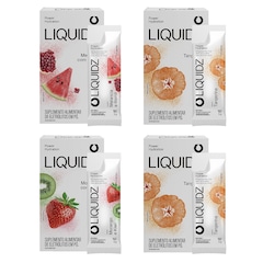 Eletrólitos Zero Açúcares LIQUIDZ® - 3 Sabores - Kit 4 Caixas - 24 sachês - Foto 1