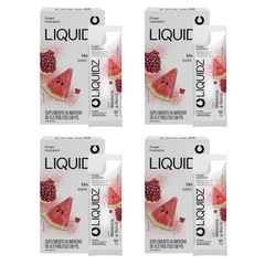 Eletrólitos Zero Açúcares LIQUIDZ® - Melancia com Romã - Kit 4 Caixas - 24 sachês - Foto 1