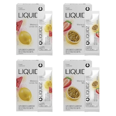 Eletrólitos Zero Açúcares LIQUIDZ® - Limão Siciliano | Maracujá - Kit 4 Caixas - 24 sachês - Foto 1