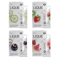 Eletrólitos Zero Açúcares LIQUIDZ® - 4 Sabores - Kit 4 Caixas - 24 sachês - Foto 1