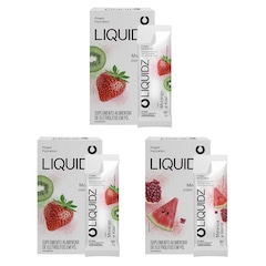 Eletrólitos Zero Açúcares LIQUIDZ® - Melancia | Morango - Kit 3 Caixas - 18 sachês - Foto 1