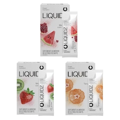 Eletrólitos Zero Açúcares LIQUIDZ® - 3 Sabores - Kit 3 Caixas - 18 sachês - Foto 1