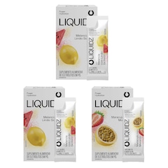 Eletrólitos Zero Açúcares LIQUIDZ® - Maracujá | Limão Siciliano - Kit 3 Caixas - 18 sachês - Foto 1