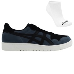 Kit Tênis Asics Japan S Camurça e Meia - Masculino - Foto 1