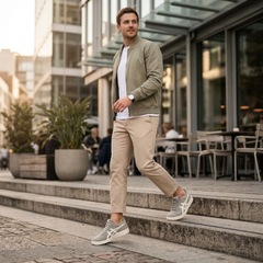 Kit Tênis Asics Japan S Camurça e Meia - Masculino - Foto 4