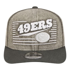 Boné Adulto New Era Washed Denim 970 San Francisco 49ers Aba Curva - Foto 2