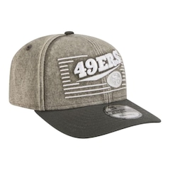 Boné Adulto New Era Washed Denim 970 San Francisco 49ers Aba Curva - Foto 3