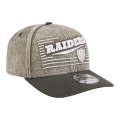 Boné Adulto New Era Washed Denim 970 Las Vegas Raiders Aba Curva - Foto 3
