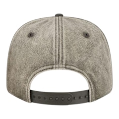 Boné Adulto New Era Washed Denim 970 Las Vegas Raiders Aba Curva - Foto 4