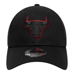 Boné Adulto New Era Team Outline hicago Bulls 940 Aba Curva - Foto 2