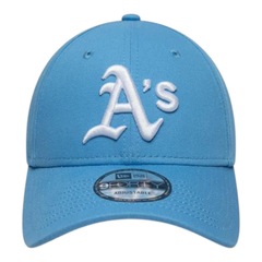 Boné Adulto New Era League Essential 940 Oakland Athletics Aba Curva - Foto 2
