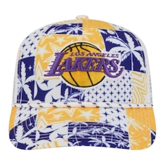 Boné Adulto New Era 970ss Los Angeles Lakers All-Stars Aba Curva - Foto 5