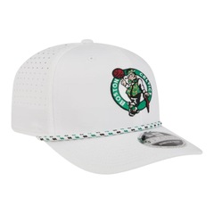 Boné Adulto New Era 970ss Boston Celtics Aba Curva - Foto 3