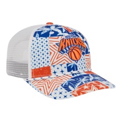 Boné Adulto New Era 970ss New York Knicks All-Star Aba Curva - Foto 3