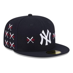 Boné New Era 59FIFTY New York Yankees Spike Lee Mini Bats New Era Masculino - Foto 3