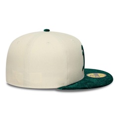 Bone New Era 59FIFTY MLB Oakland Athletics New Era Masculino - Foto 6